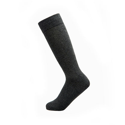 2-Pack Calcetín Largo Básico Flexi para Hombre Estilo 090510 Negro Y Gris