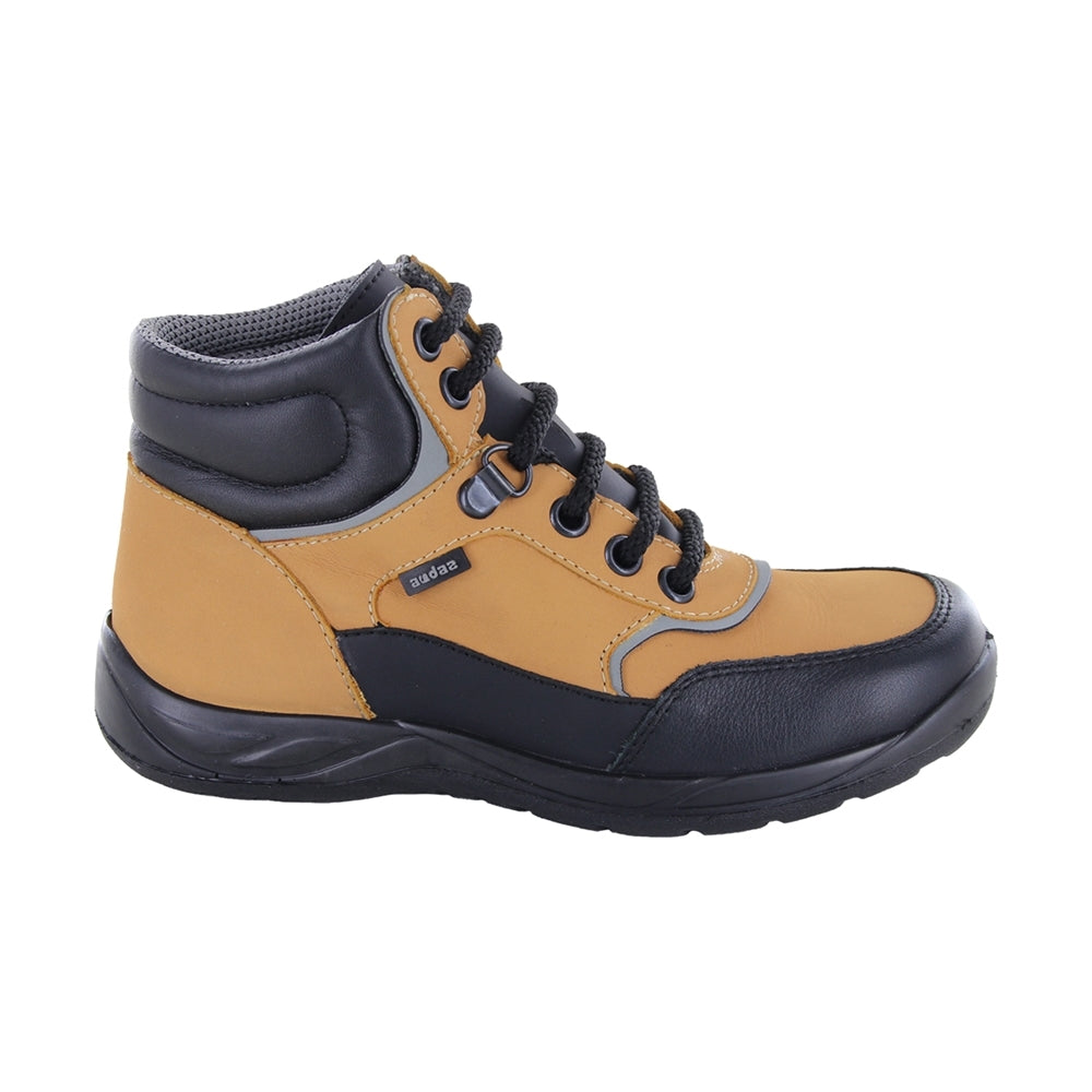Botas para Niño Audaz Material Piel Color Miel Tadeo con Agujetas