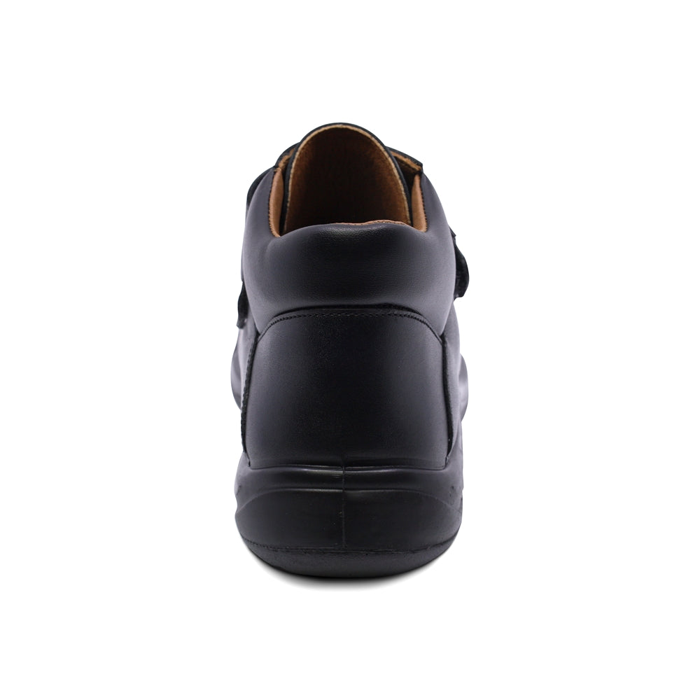 Bota escolar Audaz para niño de piel negro Tadeo con tira de contacto