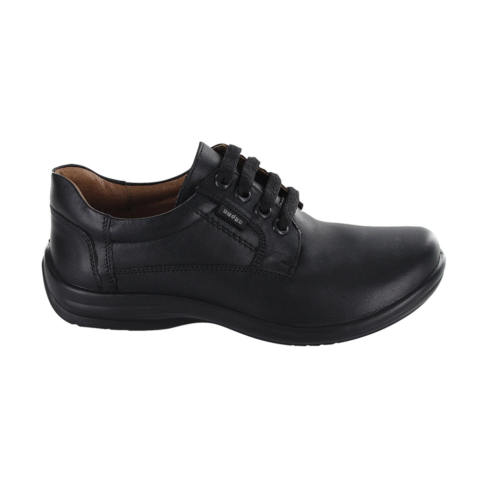 Zapato Escolar Audaz para niño en piel negro Torino con agujeta