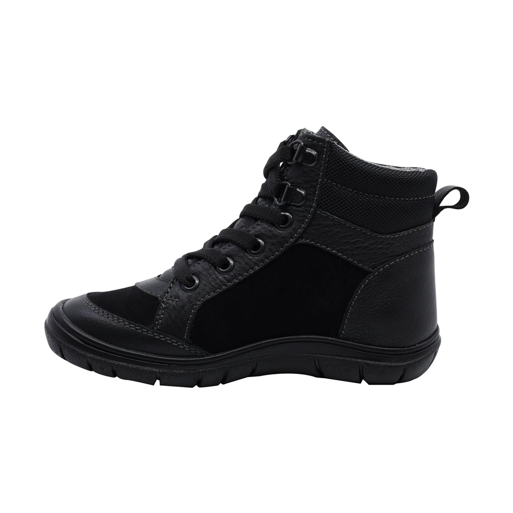 Bota Audaz para niño de piel negro Monkey con agujetas