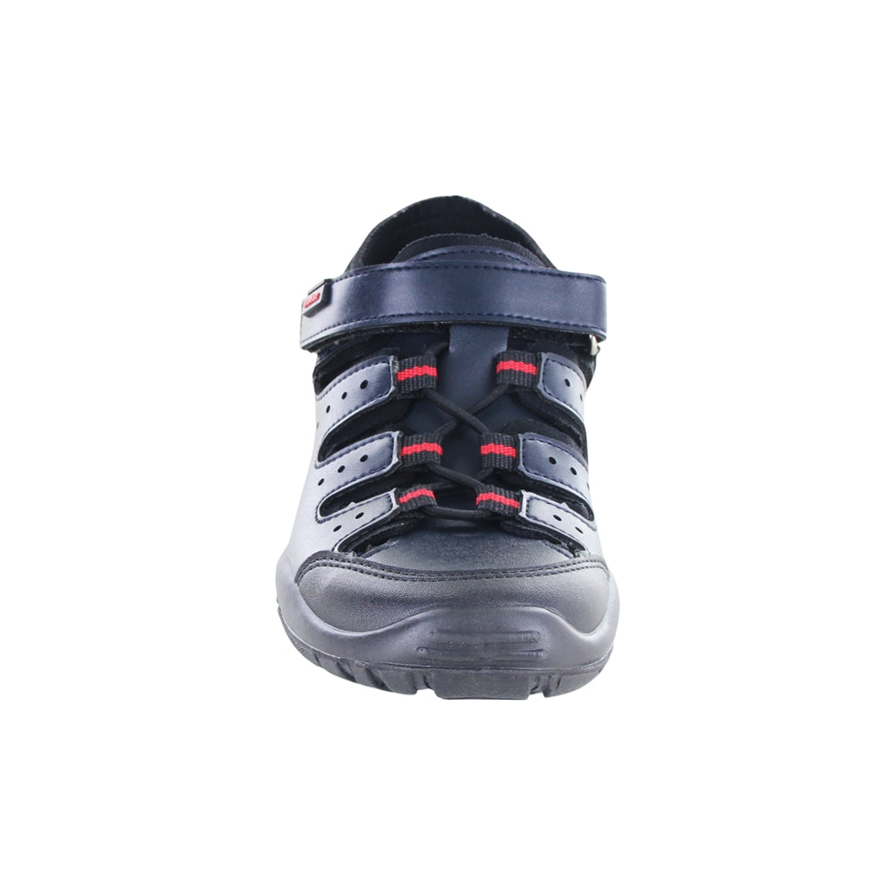 Sandalias para Niño Audaz Material Sintético Color Azul Titán con Tira de Contacto