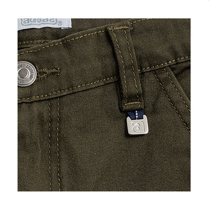 Short Audaz para niño de algodón verde con diseño casual