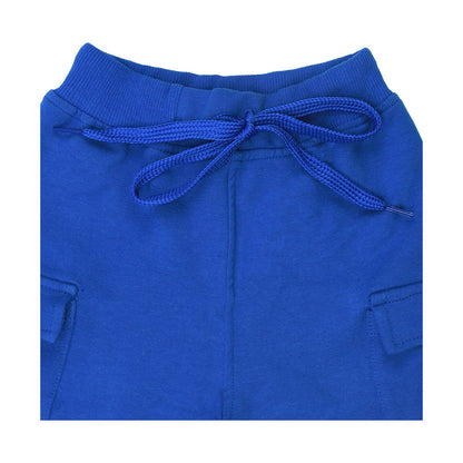 Conjunto Audaz para niño de algodón en  azul con lentejuela reversible