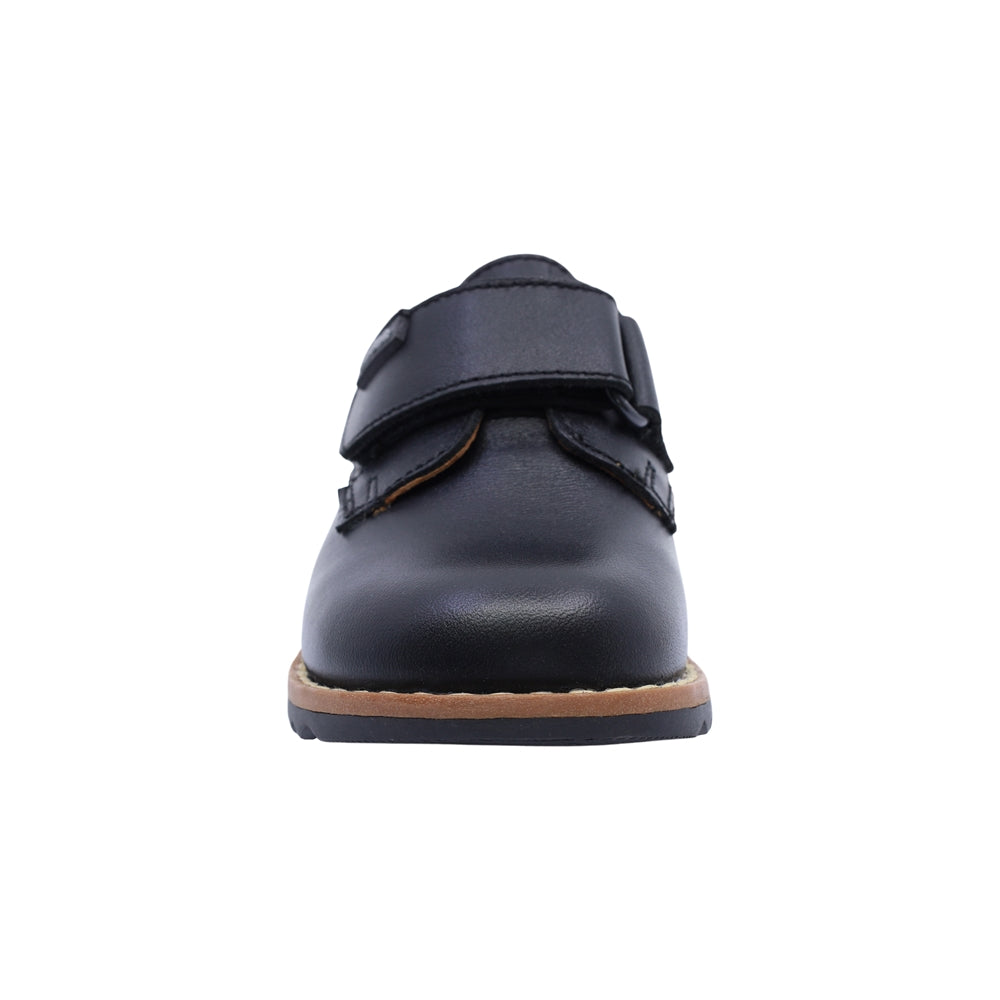 Zapato Audaz para niño en piel negro Rondy con tira de contacto