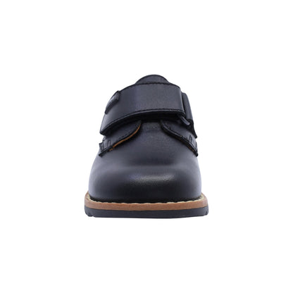 Zapato Audaz para niño en piel negro Rondy con tira de contacto
