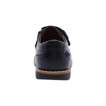 Zapato Audaz para niño en piel negro Rondy con tira de contacto