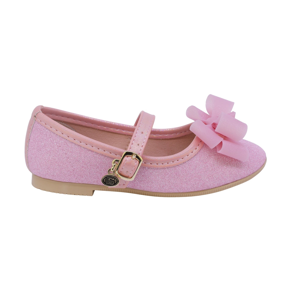 BALERINA COQUETA PARA NIÑA COLOR ROSA DE SINTÉTICO FLORINDA CON HEBILLA