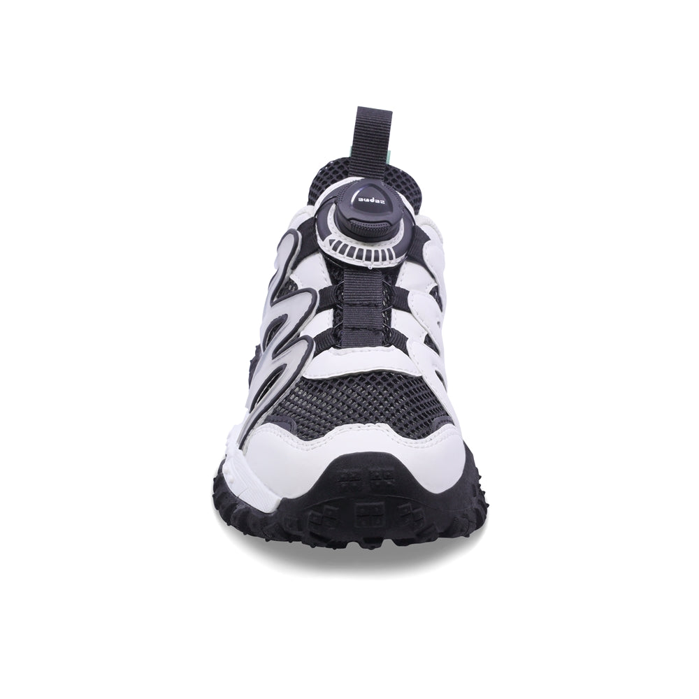 Tenis Audaz para niño en textil negro Krusty  con Twist and Pop.