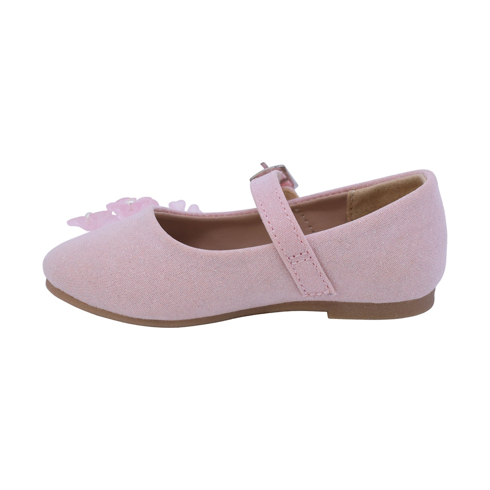 BALERINA COQUETA PARA NIÑA COLOR ROSA DE SINTÉTICO DOLLY CON HEBILLA
