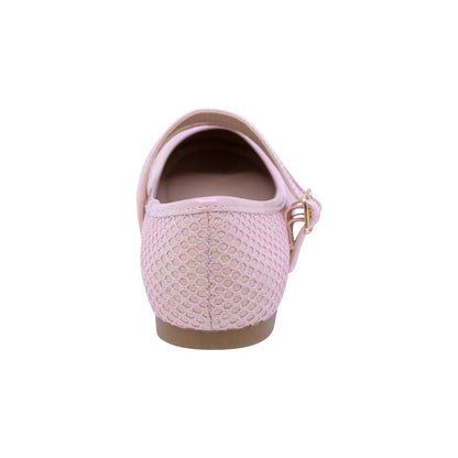 BALERINA COQUETA PARA NIÑA EN SINTÉTICO COLOR ROSA YUUKI CON TRIPLE HEBILLA