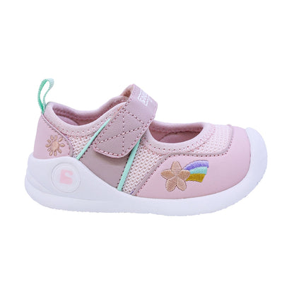 CERRADO MARY JANE COQUETA PARA NIÑA COLOR ROSA DE SINTÉTICO LUNETA CON TIRA DE CONTACTO
