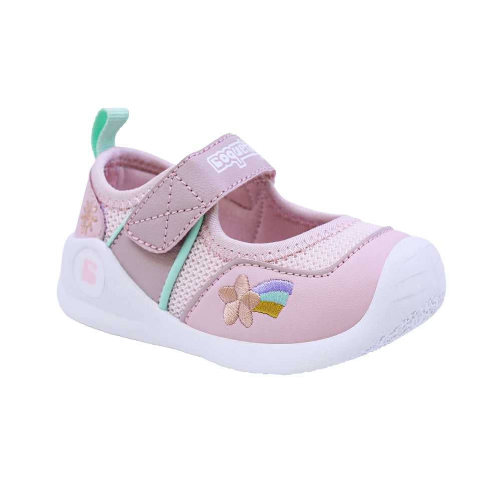 CERRADO MARY JANE COQUETA PARA NIÑA COLOR ROSA DE SINTÉTICO LUNETA CON TIRA DE CONTACTO