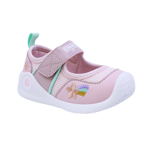 CERRADO MARY JANE COQUETA PARA NIÑA COLOR ROSA DE SINTÉTICO LUNETA CON TIRA DE CONTACTO