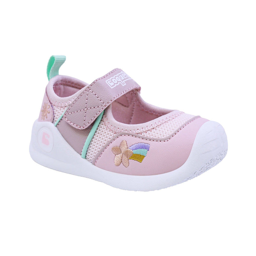 CERRADO MARY JANE COQUETA PARA NIÑA COLOR ROSA DE SINTÉTICO LUNETA CON TIRA DE CONTACTO