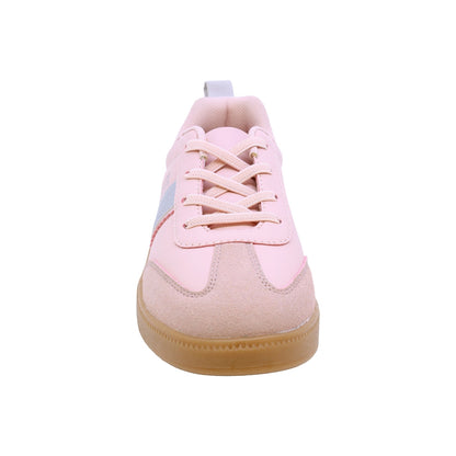 TENIS COQUETA PARA NIÑA DE SINTÉTICO COLOR ROSA TIMON CON AGUJETA