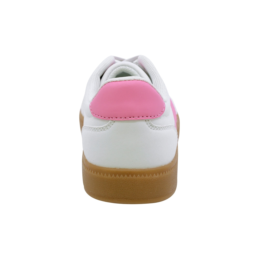 TENIS COQUETA PARA NIÑA DE SINTÉTICO COLOR BLANCO TIMON CON AGUJETA