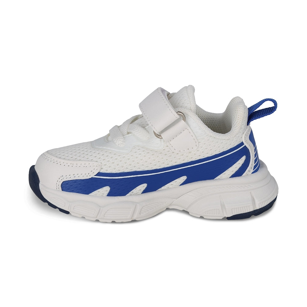 Tenis Audaz para niño en textil blanco Simba con agujetas.