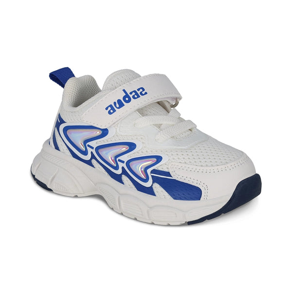 Tenis Audaz para niño en textil blanco Simba con agujetas.
