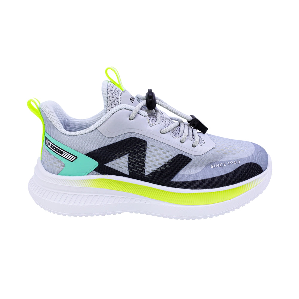 TENIS AUDAZ PARA NIÑO COLOR GRIS DE SINTÉTICO ROCCO CON AGUJETA ELÁSTICA