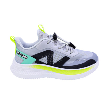 TENIS AUDAZ PARA NIÑO COLOR GRIS DE SINTÉTICO ROCCO CON AGUJETA ELÁSTICA
