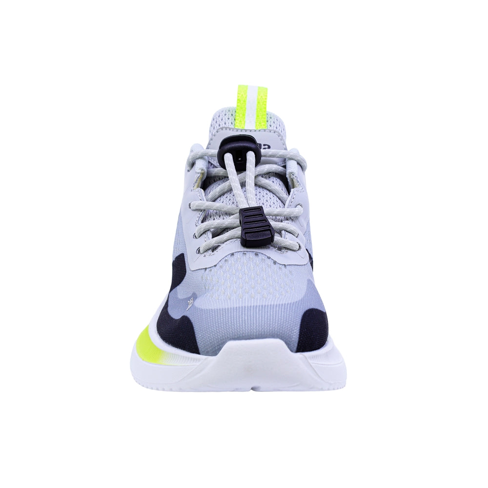 TENIS AUDAZ PARA NIÑO COLOR GRIS DE SINTÉTICO ROCCO CON AGUJETA ELÁSTICA