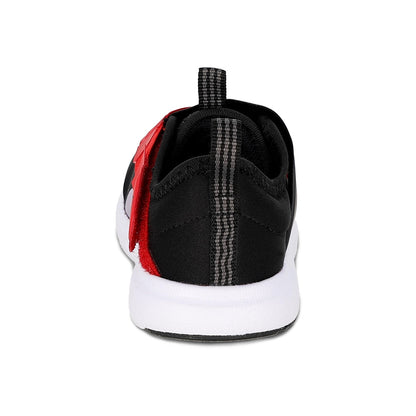 Tenis Audaz para niño en sintético rojo Yogi con tira de contacto.
