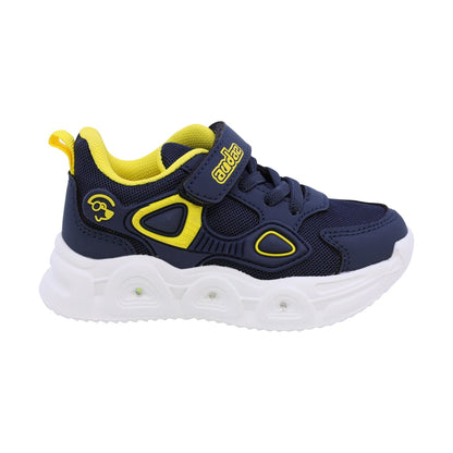 TENIS AUDAZ PARA NIÑO DE SINTÉTICO COLOR AZUL ORION CON LUCES
