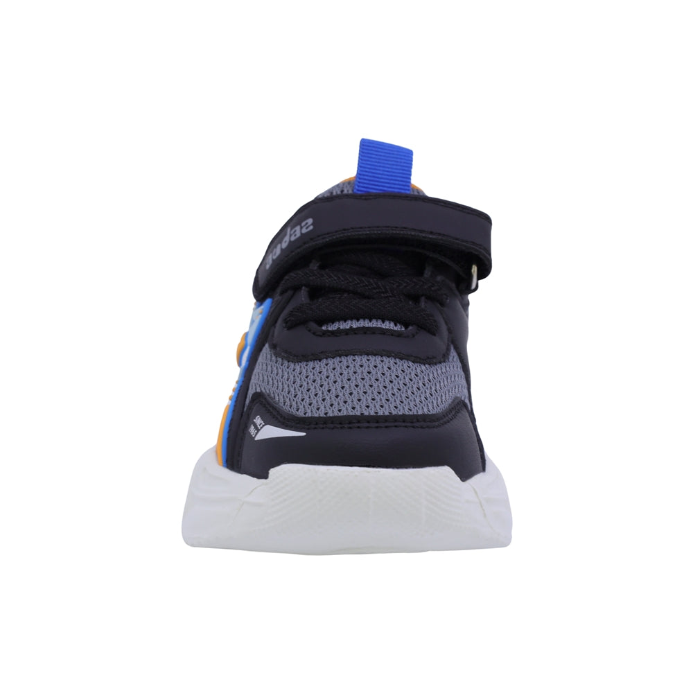 TENIS AUDAZ PARA NIÑO COLOR NEGRO DE SINTÉTICO ORION CON TIRA DE CONTACTO