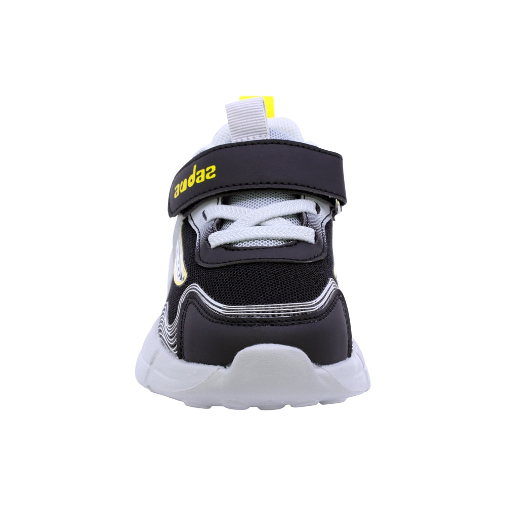 TENIS AUDAZ PARA NIÑO DE SINTÉTICO COLOR NEGRO NEUTRÓN CON TIRA DE CONTACTO