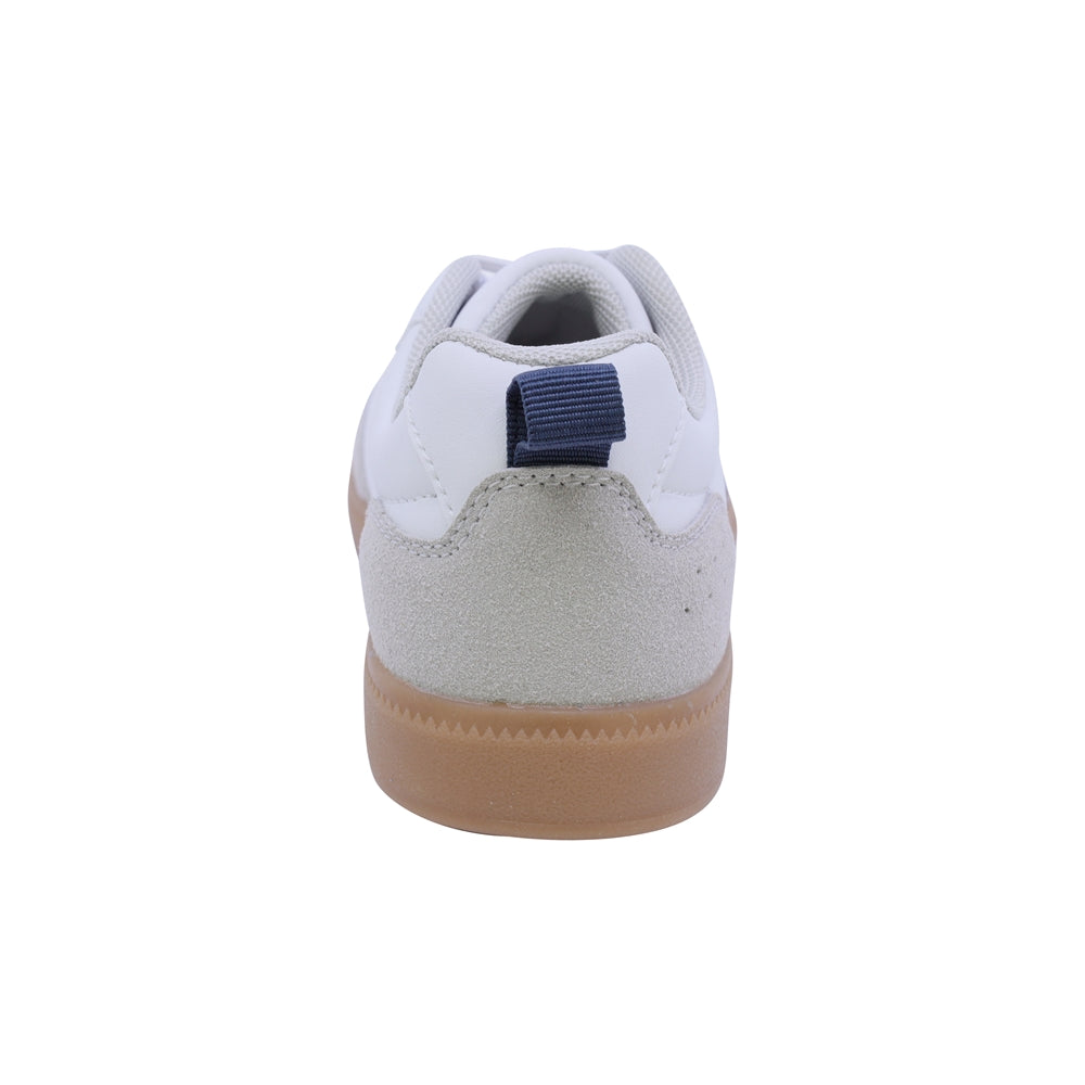 TENIS AUDAZ PARA NIÑO DE SINTÉTICO COLOR BLANCO TIMON CON AGUJETA