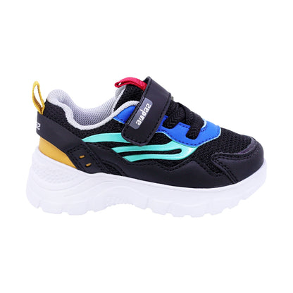 TENIS AUDAZ PARA NIÑO COLOR NEGRO DE SINTÉTICO NEMO CON TIRA DE CONTACTO