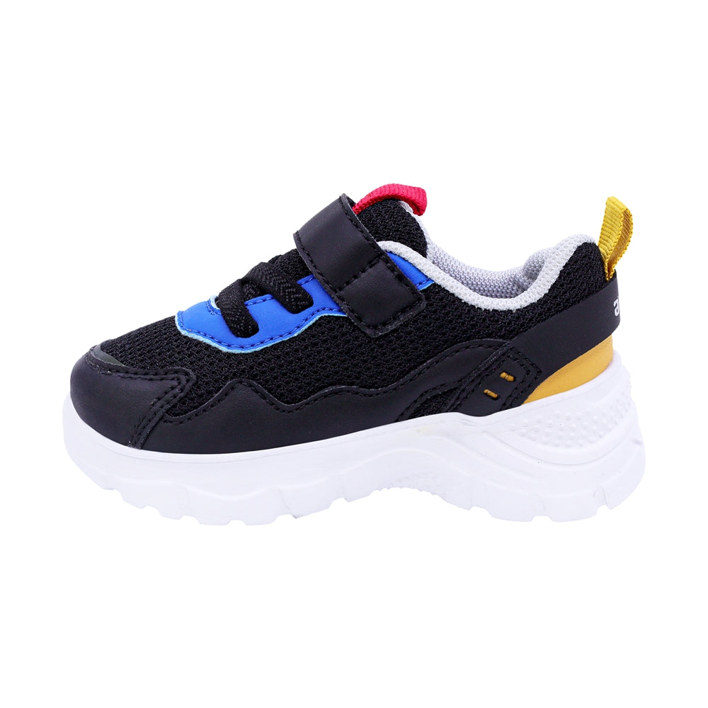 TENIS AUDAZ PARA NIÑO COLOR NEGRO DE SINTÉTICO NEMO CON TIRA DE CONTACTO