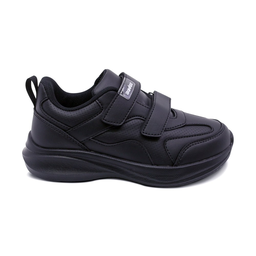 Tenis escolar Audaz de sintético color negro Pagani con tira de contacto
