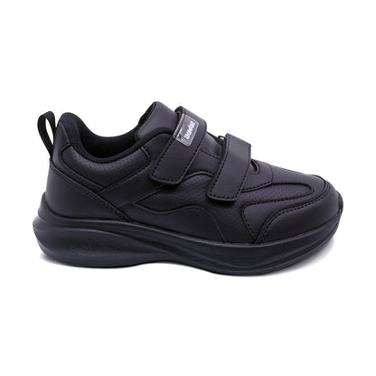 Tenis escolar Audaz de sintético color negro Pagani con tira de contacto
