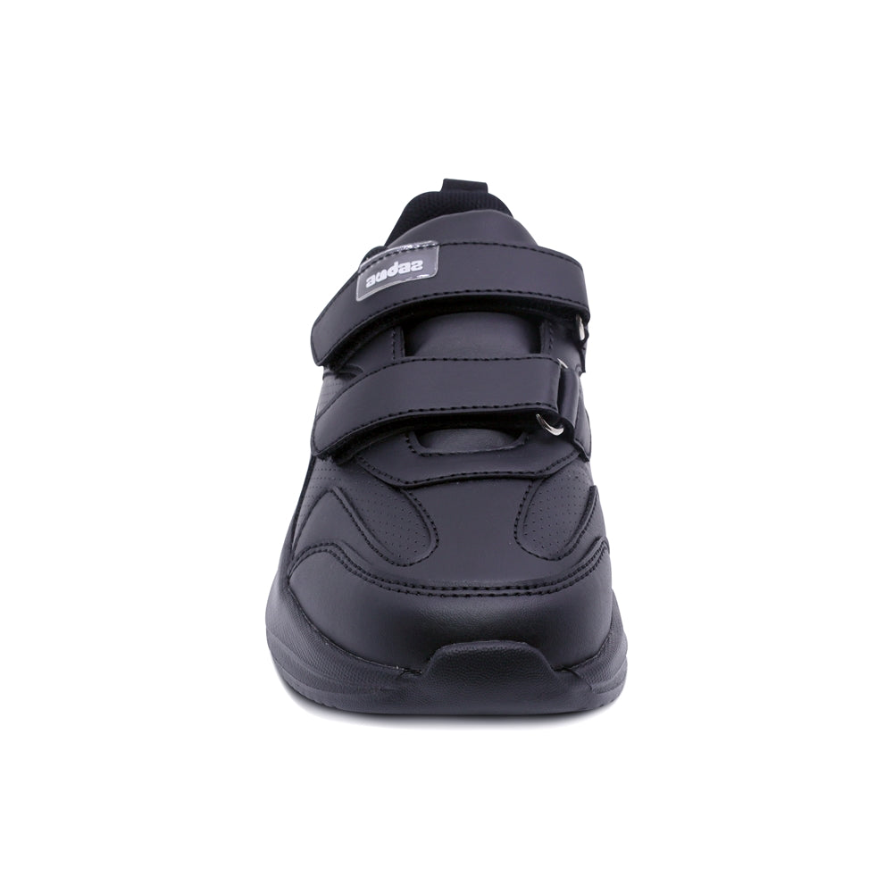 Tenis escolar Audaz de sintético color negro Pagani con tira de contacto