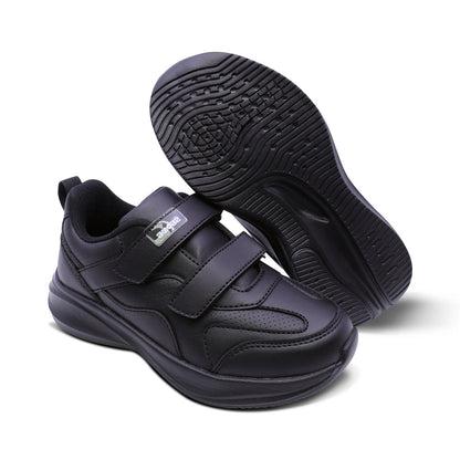 Tenis escolar Audaz de sintético color negro Pagani con tira de contacto