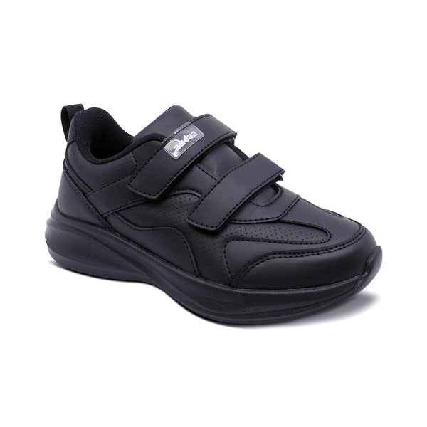 Tenis escolar Audaz de sintético color negro Pagani con tira de contacto