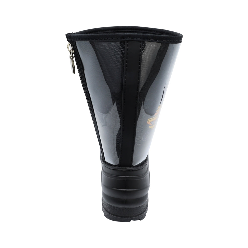 Botas de lluvias para Niño Audaz de Hule color Negro One Resistentes al Agua