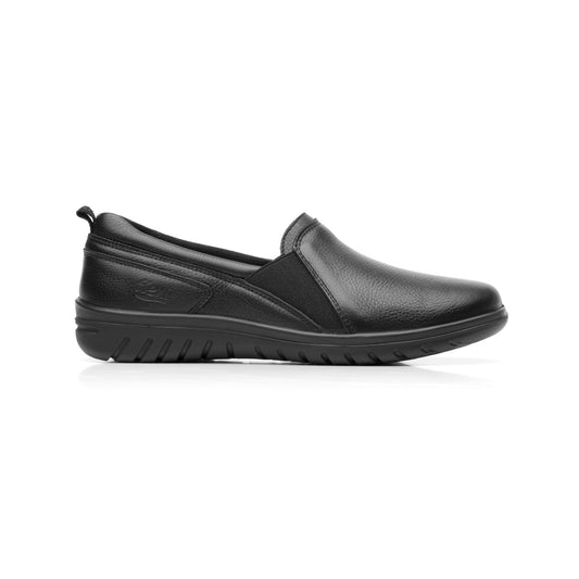 Flat Casual Flexi Con Sistema Walking Soft  Para Mujer - Estilo 35311 Negro