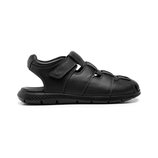 Sandalia Casual Flexi para Hombre con Recovery Form Estilo 400015 Negro