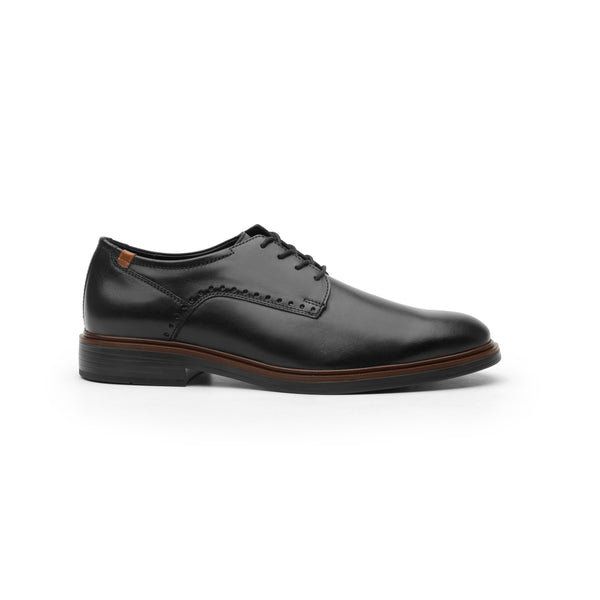 Zapato De Vestir Para Salir Flexi De Tipo Derby Para Hombre - Estilo 400101 Negro