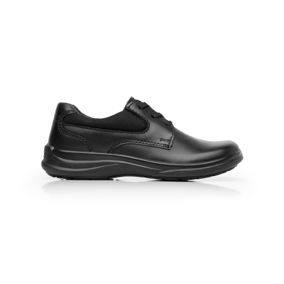 Zapato Escolar Tipo Derby Flexi para Niño con Recovery Form Estilo 402106 Negro