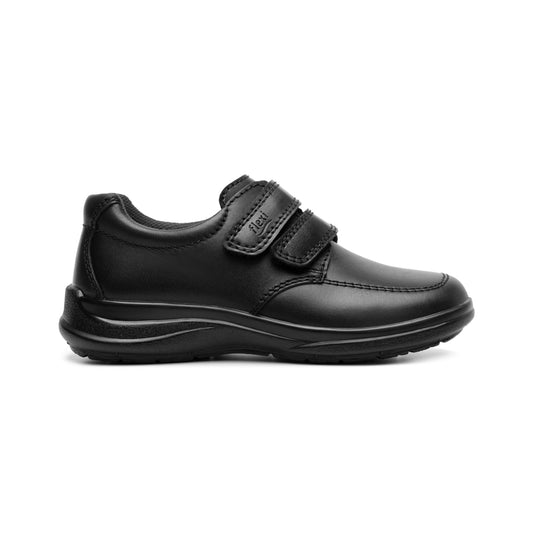 Calzado Escolar Flexi para Niño con Ancho Ajustable Estilo 402113 Negro