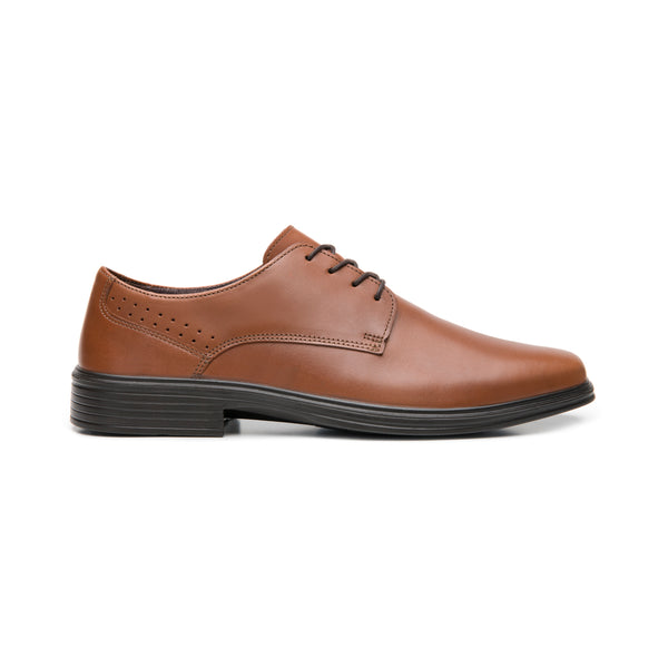 Derby Semivestir Flexi para Hombre con Shock Point Estilo 406401 Tan
