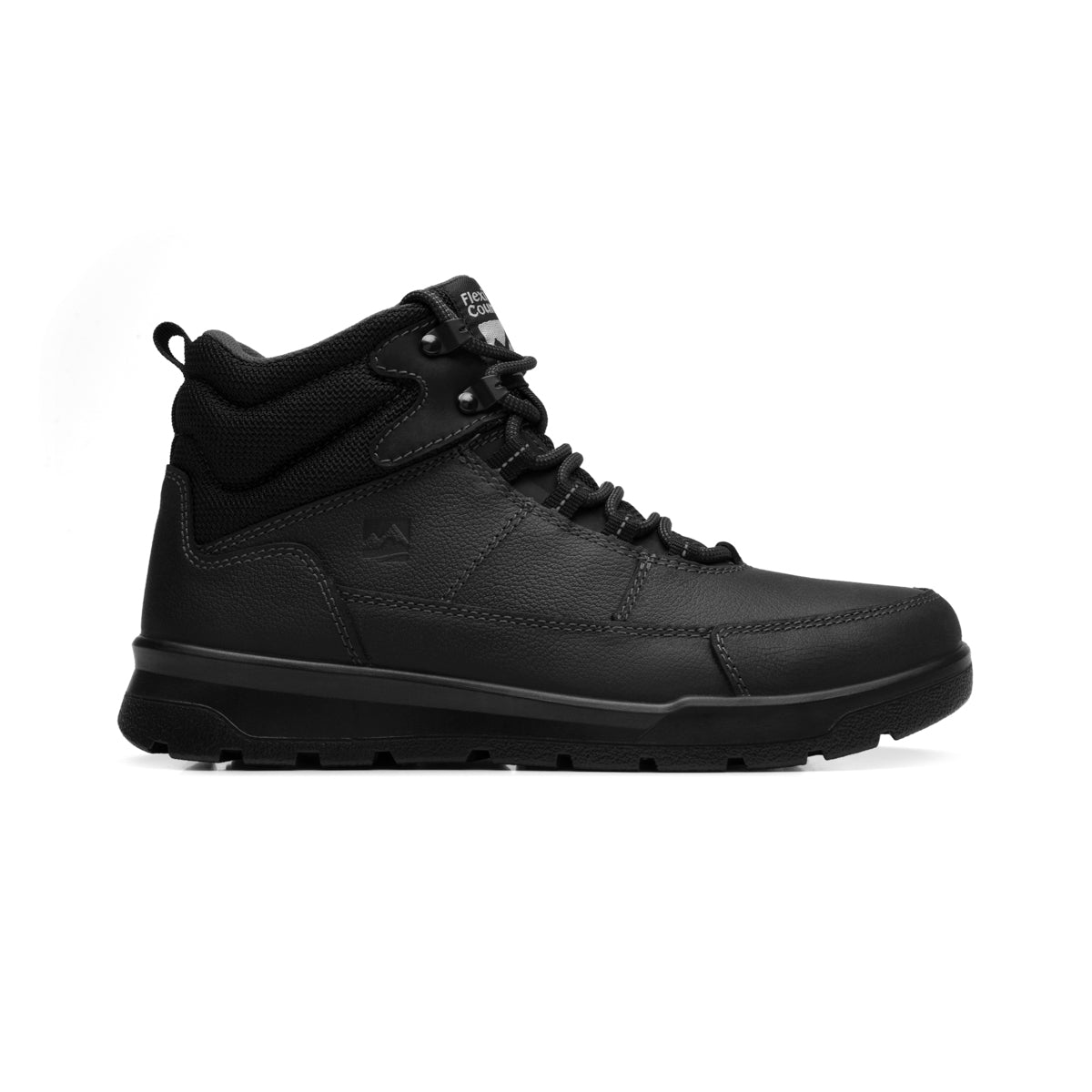 Botín Outdoor De Piel Flexi Country para Hombre Estilo 414915 Negro