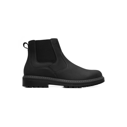Botín Outdoor De Piel Flexi Country para Hombre Estilo 417405 Negro