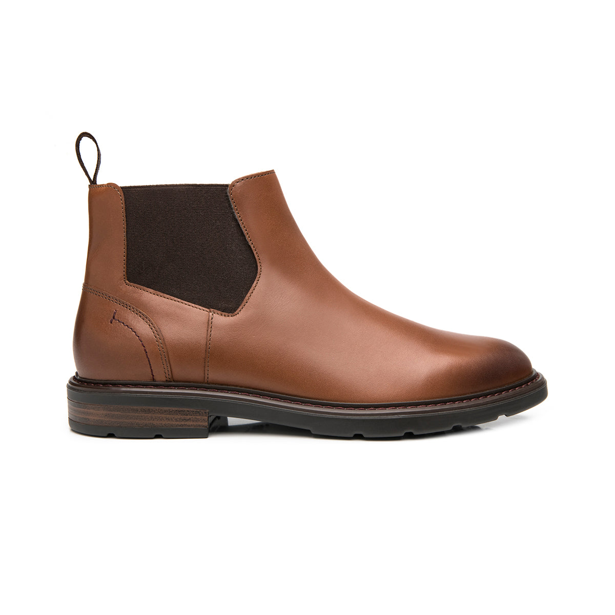 Botín Chelsea Flexi para Hombre Estilo 419406 Tan