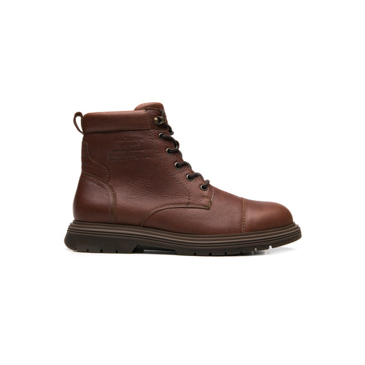 Botín De Piel Flexi para Hombre Estilo 421703 Nogal