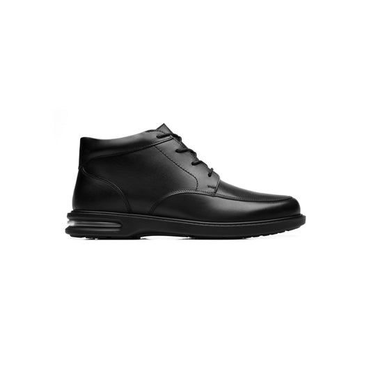 Botín Casual De Piel Flexi para Hombre Estilo 422910 Negro